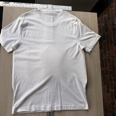 Bottega Veneta White Chevron Embossed Shirt Size 48 Luxury Tee Made In Italy