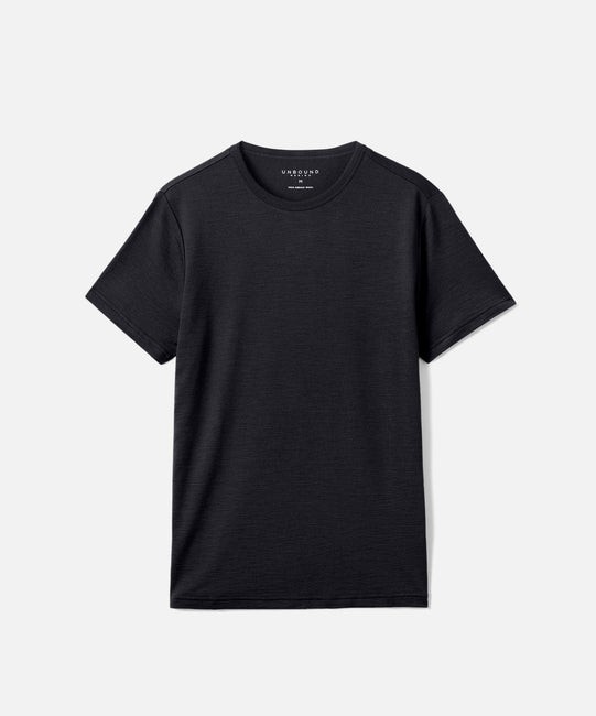 Unbound Merino Men’s Merino Crew Neck T-Shirt – Various Colors