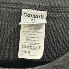 Carhartt K56 Black Waffle Knit Thermal Shirt Men’s XL USA Made