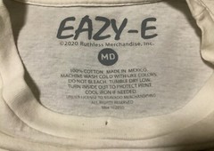 EAZY E Graphic Tee Shirt – 1980’s / ’90’s Hip Hop – NWA Size Medium