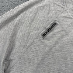 Legends Mens Enzo Long Sleeve T Shirt Size XXL Gray Curve Hem Sports Academy