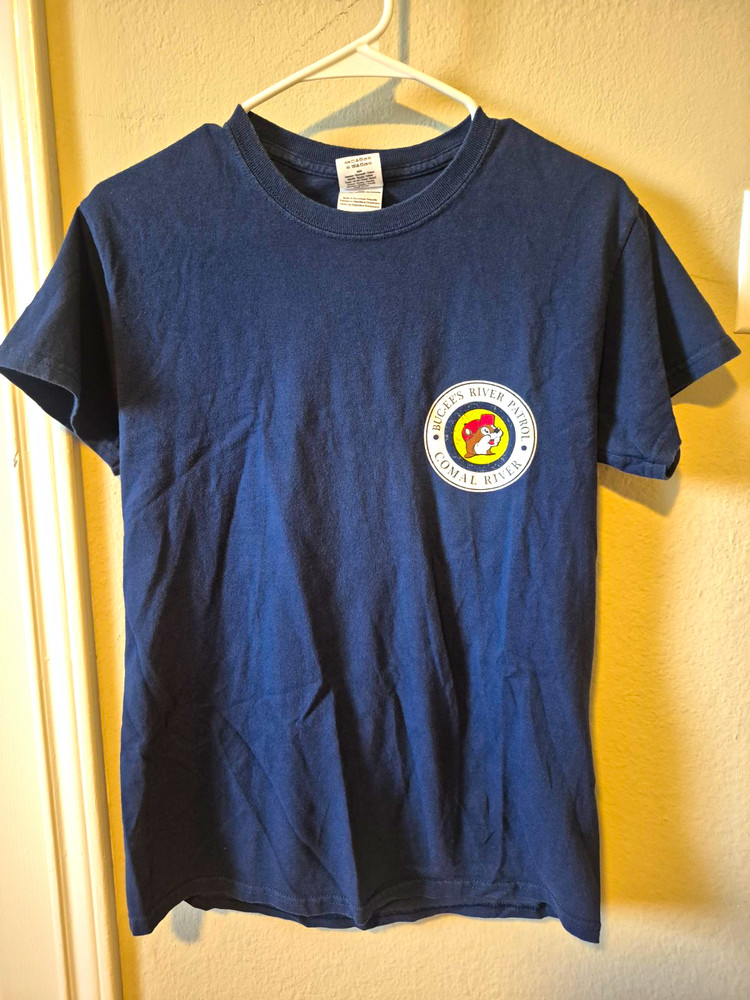 Buc-ee’s Beaver Blue River Patrol Comal River Lifeguard Graphic T-Shirt S