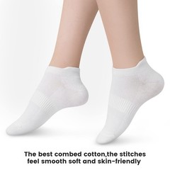 ‘s Ankle Cotton Socks – Low Cut Athletic Sports Running Breathable Thin No Sh…