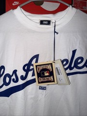 FW25 Kith x Los Angeles Dodgers Logo Boxy Vintage Tee Mens Medium