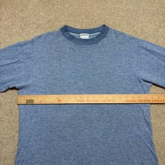 Vtg 60s Duofold Thermal Shirt Mens Medium Blue Double Layer Two Tone LS Grunge