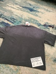 NWT Nike Air Jordan Shooting Graphic Anthracite Loose Fit T-Shirt Men’s Sz L