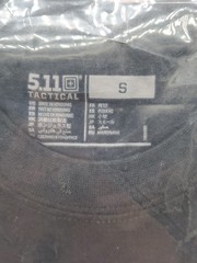 5.11 Tactical Utili-T Crew Mens Small Shirt 3 Pack Black Moisture Wicking 40016