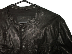 Men’s All Saints DEMON LEATHER SHIRT jacket overshirt L (ref78) £99.99!!!!!