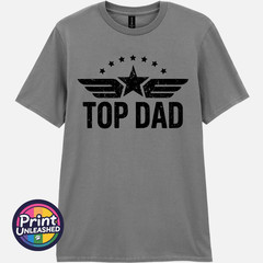 Classic Top Dad Tee Funny Dad T Shirt Retro Print Father’s Day Gift for Dad Tee