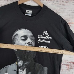Nipsey Hussle Pro Club Heavy Weight Marathon Continues T Shirt Mens Size L Large