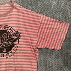 Vintage Body Glove Stripe Logo T-Shirt Men’s XL Red Surf Beach Faded 90s VTG