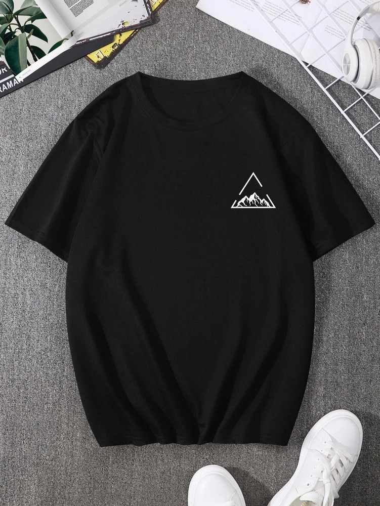 Camiseta De Verano Para Hombres Camisa Casual De Manga Corta Ropa De Moda Fiest