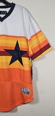 Maxi Milian Jersey Size XL Chest 24 Inches Star Shirt New Orange White