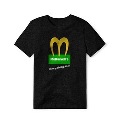 McDowell’s Logo (Green) : Coming To America Movie, Cotton/Poly Blend Tee