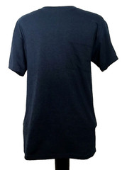 ATHLETIC WORKS DRIWORKS Navy Blue Short Sleeve Crew Neck Pocket T-Shirt Sz S*