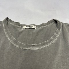 Buck Mason Classic Straight Hem Short Sleeve Shirt Men’s M Grunge Distressed
