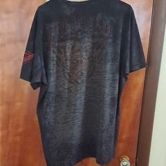 American Fighter Black Graphic Print Logo T-Shirt Men’s 2XL Crew Neck