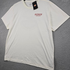 Dickies Workwear SHIRT Mens 2XL XXL White Casual America Eagle Distressed NWT