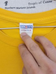 Jerzees Hi-Densi-T Men’s Yellow “Strength in Numbers” T-Shirt Size TG