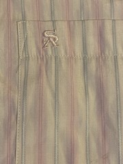Stacy Adams Dress Shirt 18-36/37 Pink Stripes (C2)