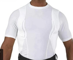 Unisex T-shirt Explosive Concealed Holster Tactical High Ammo T-shirt Tops