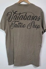 2pc Valabasas Vintage Tattoo Embelleshed Love Heart Inspire Tee Shirt Men XL EUC