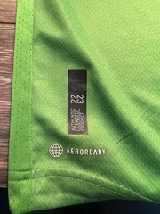 Adidas Soccer Jersey Mens X-Large Green Polyester Seattle Sounders MLS Aeroready