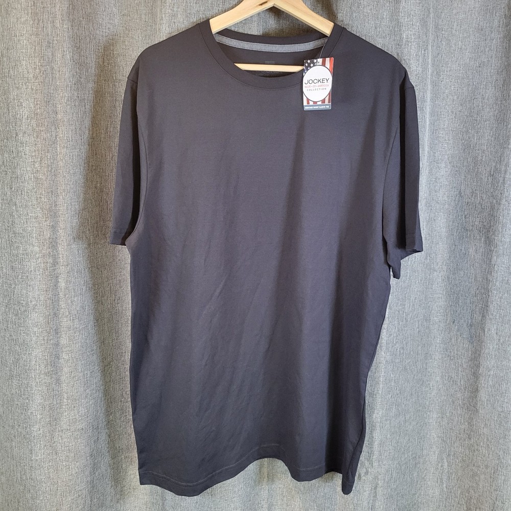 Jockey Black T Shirt New with Tag Size Large