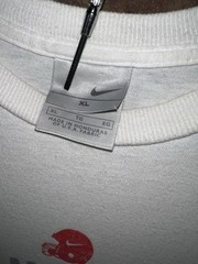 Vintage Nike T-Shirt Football Matters White XL