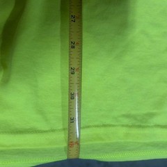 Warning Graphic Neon Yellow Gildan Ultra Cotton T-Shirt 3XL Preshunk EUC
