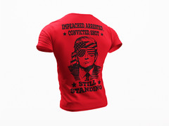 Donald Trump Rally Arrested Shot Support Trump MAGA 2024 Election T-Shirt