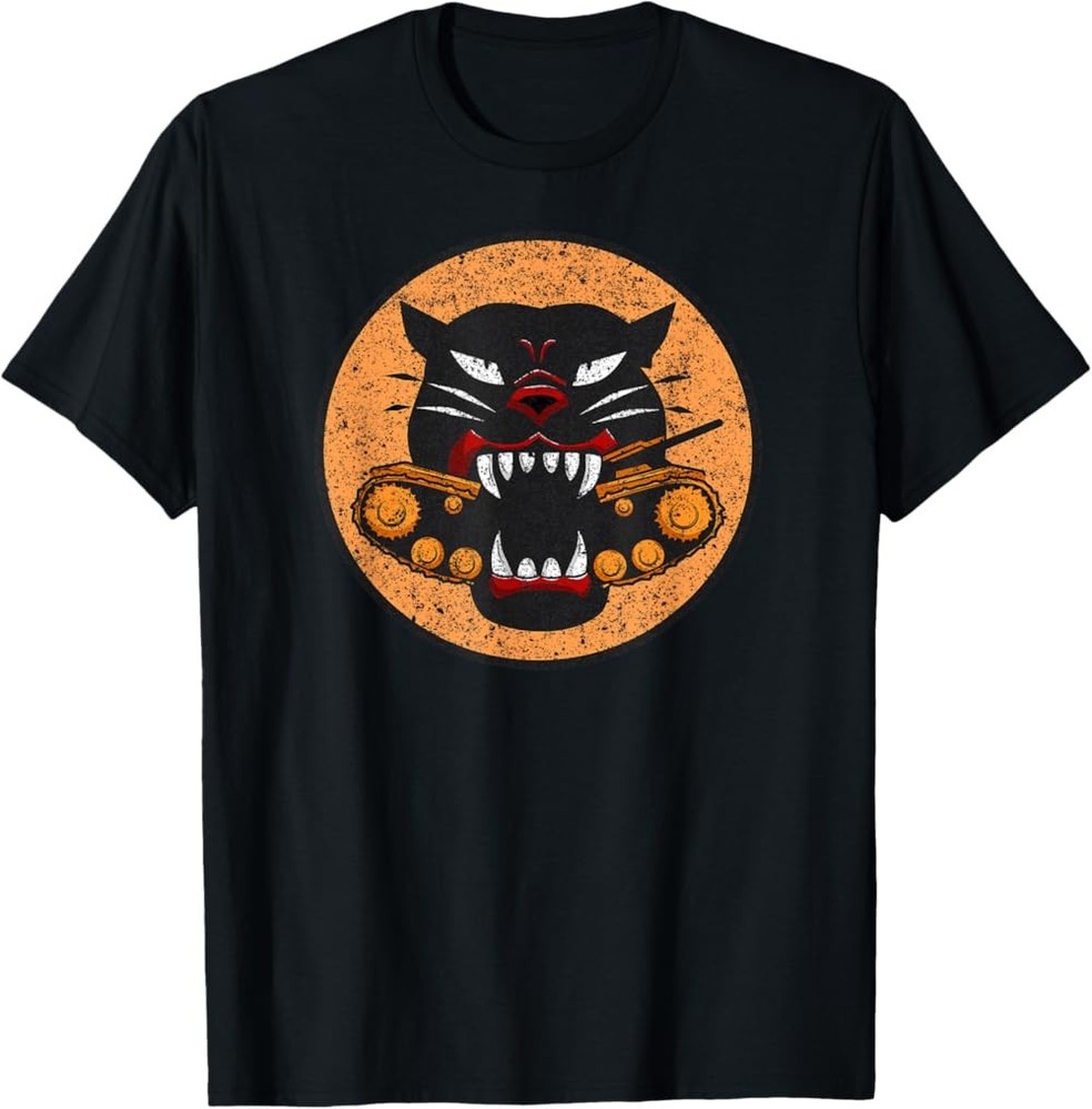 NEW LIMITED WW2 Tank Destroyer Division Panther Patch Tank Destroyer T-Shirt