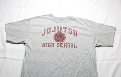 Jujusu Kaisen Unisex Adult’s High School Crew T-Shirt BL1 Grey See Description