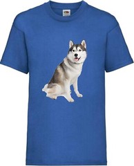 Husky Dog Pet Family Novelty T Shirt Various Colours And Sizes