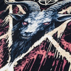 Satan style T-Shirt. Occult symbolism. Devil, Baphometh, Lilith, 666, Deamon.