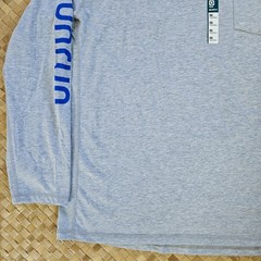 Carhartt Shirt Mens XXL Gray Force Long Sleeve Pocket UPF Vented Tee Workwear