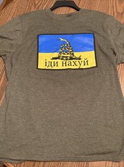 Brand new Russian Warship Go F Yourself T-Shirt Stand With Ukraine T-Shirt, M-XL