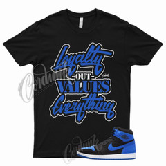 LYLTY T Shirt for 1 High OG Royal Reimagined Game Blue University Hyper Varsity
