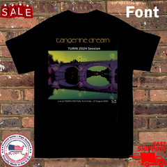 Tangerine Dream Todays Festival Session 2024 Turin Shirt All Size S-5XL AR3699