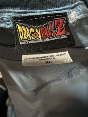 Dragon Ball Z Men’s T-Shirt Blue, Graphic Print, Short Sleeve Size XL