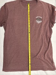 Size LARGE Men’s Volcom Stone T-Shirt “True to This” Heather Maroon