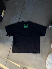 Vintage Tapout MPS Shirt Mens XXL Black Green Foil Skull Snake MMA UFC Fight Y2K