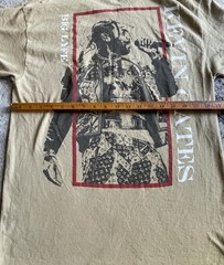 Kevin Gates Big Lyfe Tour T Shirt Tan Medium 2-Sided Graphic Concert Rap Tee