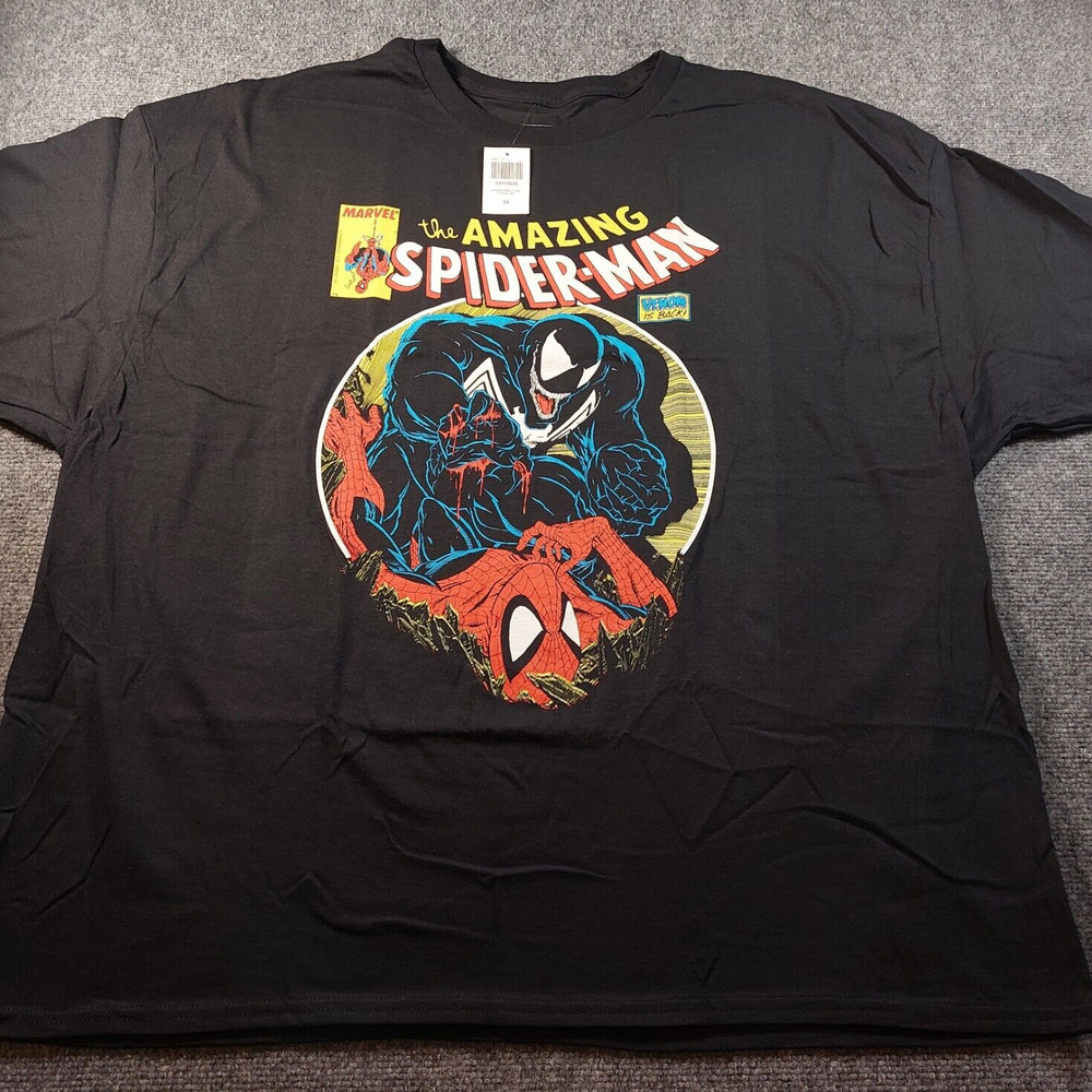 Amazing Spider-man #316 T-Shirt Venom Comic Cover Tee Todd McFarlane Size 2XL