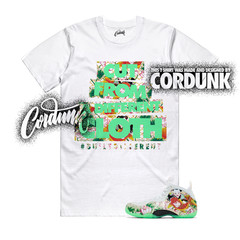 Foamposite Tianjin 2.0 Air One Poison Green Glow T Shirt Match CLOTH