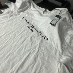 Men’s Tommy Hilfiger Logo T-Shirt 3X White MSRP $44.50