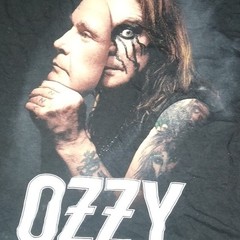 Ozzy Black Graphic Print Crew Neck T-Shirt Men’s S
