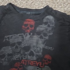 VTG The Core Mens Atreyu Graphic Band T Shirt Size S Grunge Skulls Rock Music
