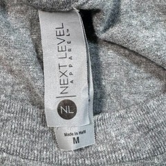 Next Level T-Shirt Mens Medium Gray Husky Pride UW Rainbow LGBTQ College Tee