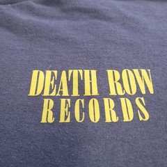 Death Row Records 4XL Shirt Big Logo Gangster Rap West Coast Hip Hop